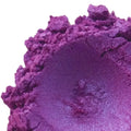 Vibrant Berry Twist Purple Pink Mica eyeshadow with shimmering purple glitter texture