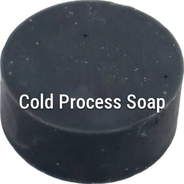 Black Iron Oxide Cold Process Soap sample