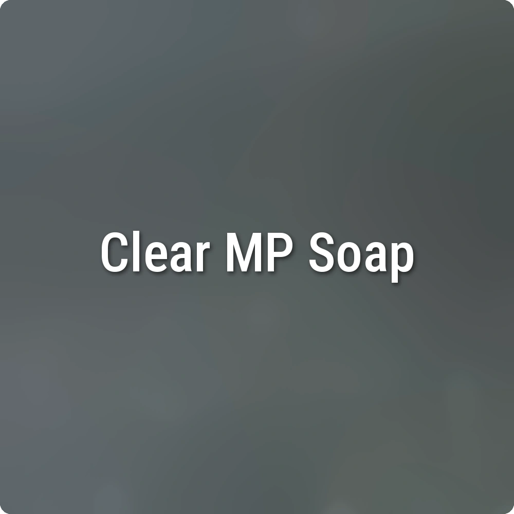 Black Onyx Clear Melt & Pour Soap sample