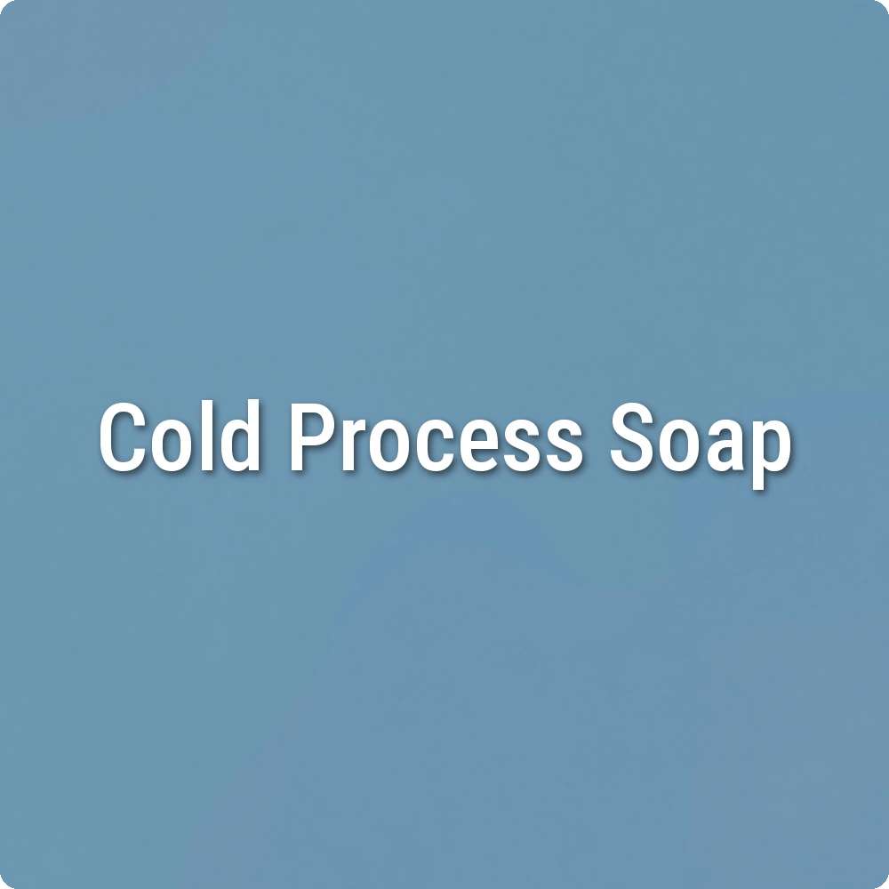 Blue Steel Cold Process Soap sample