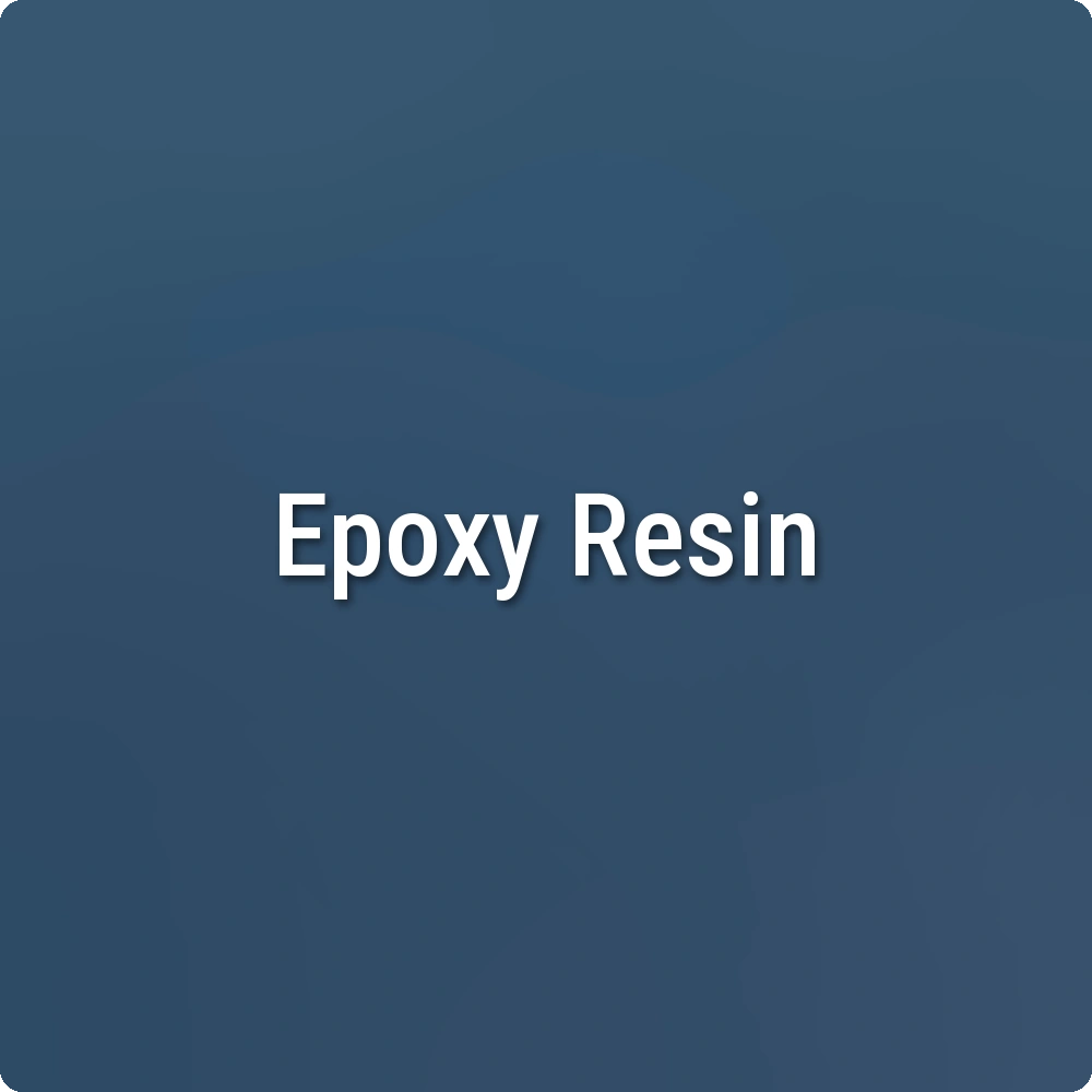 Blue Steel epoxy resin sample
