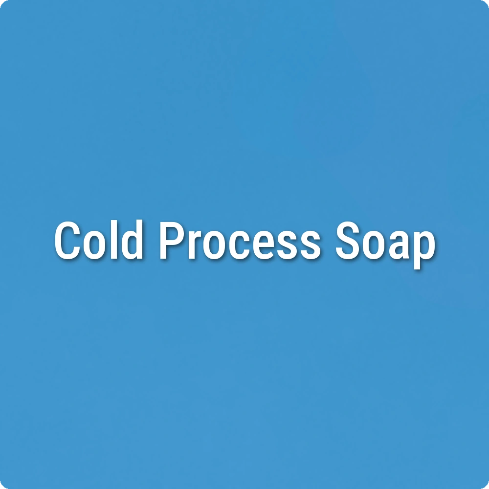Brilliant Blue Cold Process Soap sample