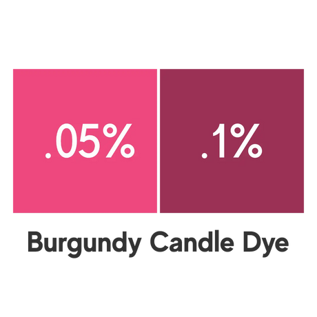 burgundy eco candle dye
