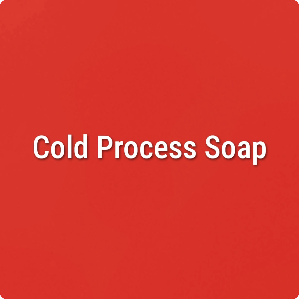 Burn Notice True Red Cold Process Soap sample