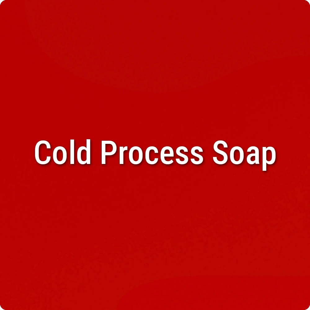 Candy Apple Red Cold Process Soap sample