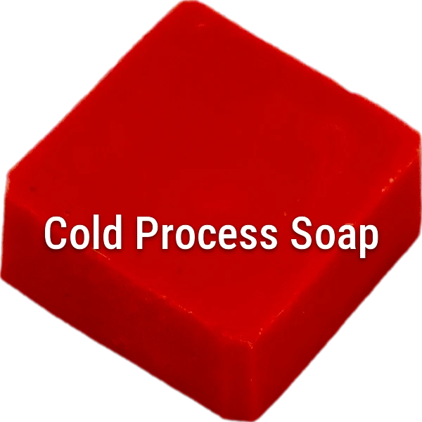Candy Apple Red Cold Process Soap sample