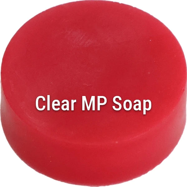 Candy Apple Red Clear Melt & Pour Soap sample