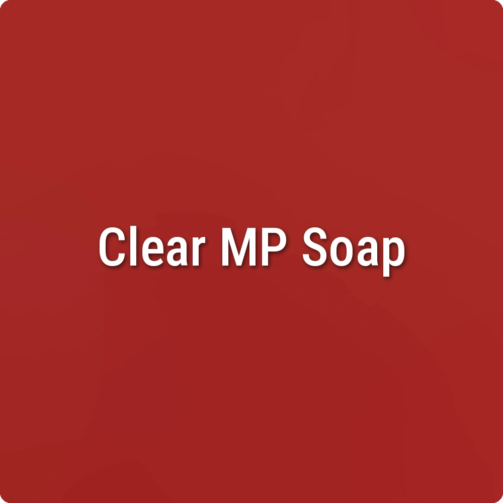 Coral Reef Clear Melt & Pour Soap sample