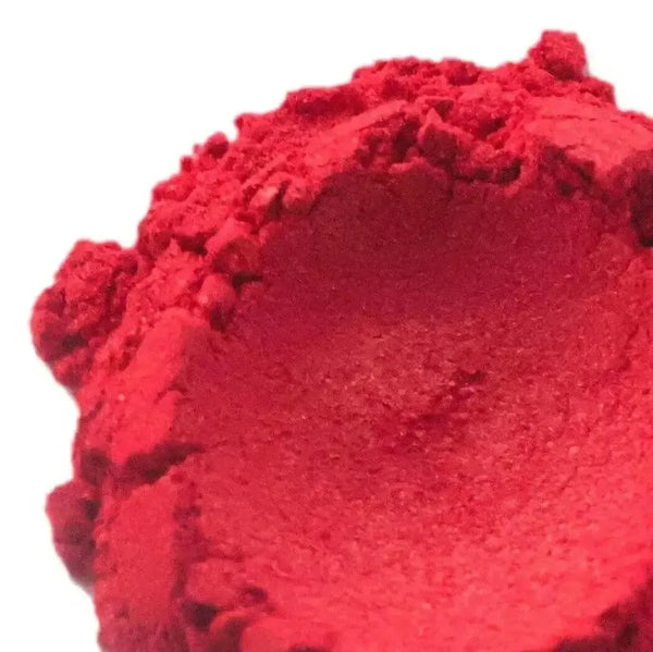Firecracker Mica Powder in Bold Red Sparkle