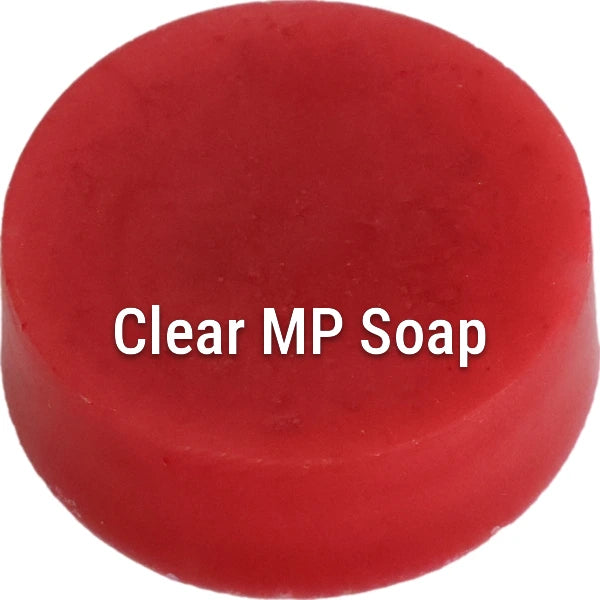 Firecracker Clear Melt & Pour Soap sample