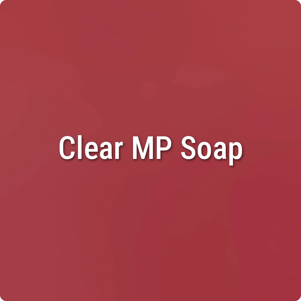 Flower Girl Pink Clear Melt & Pour Soap sample
