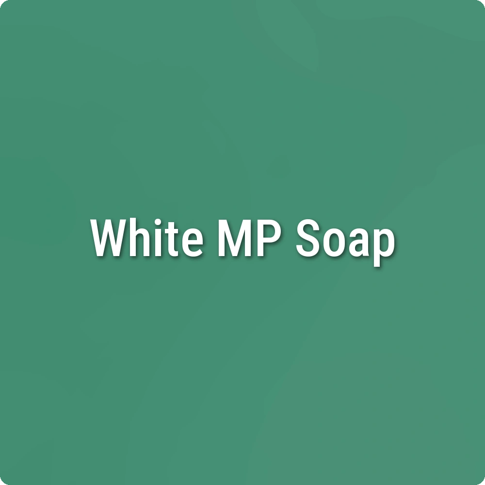 Green Vibrance White Melt & Pour Soap sample