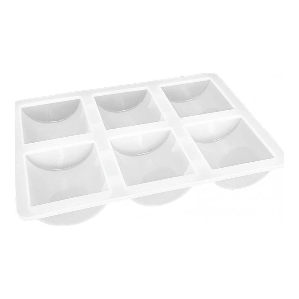 6 Bar Half Round Silicone Mold