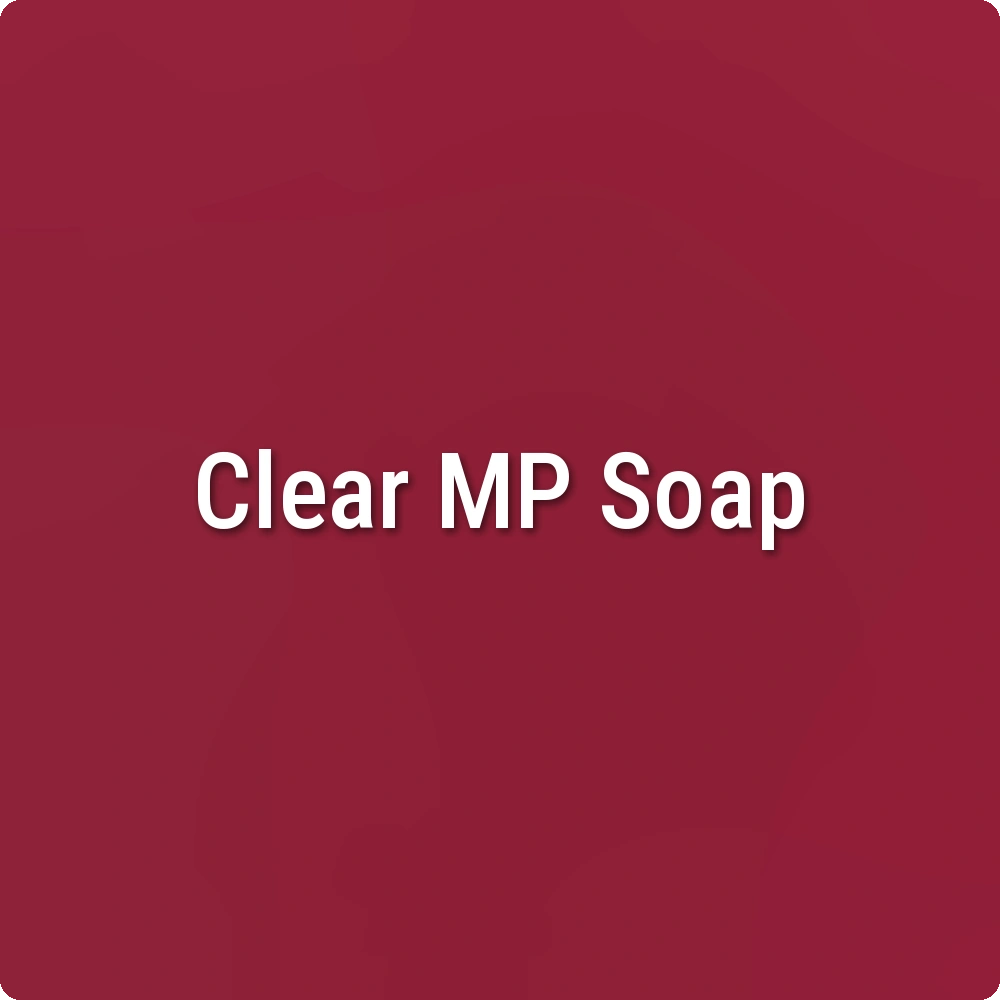 Heart Breaker Pink Clear Melt & Pour Soap sample