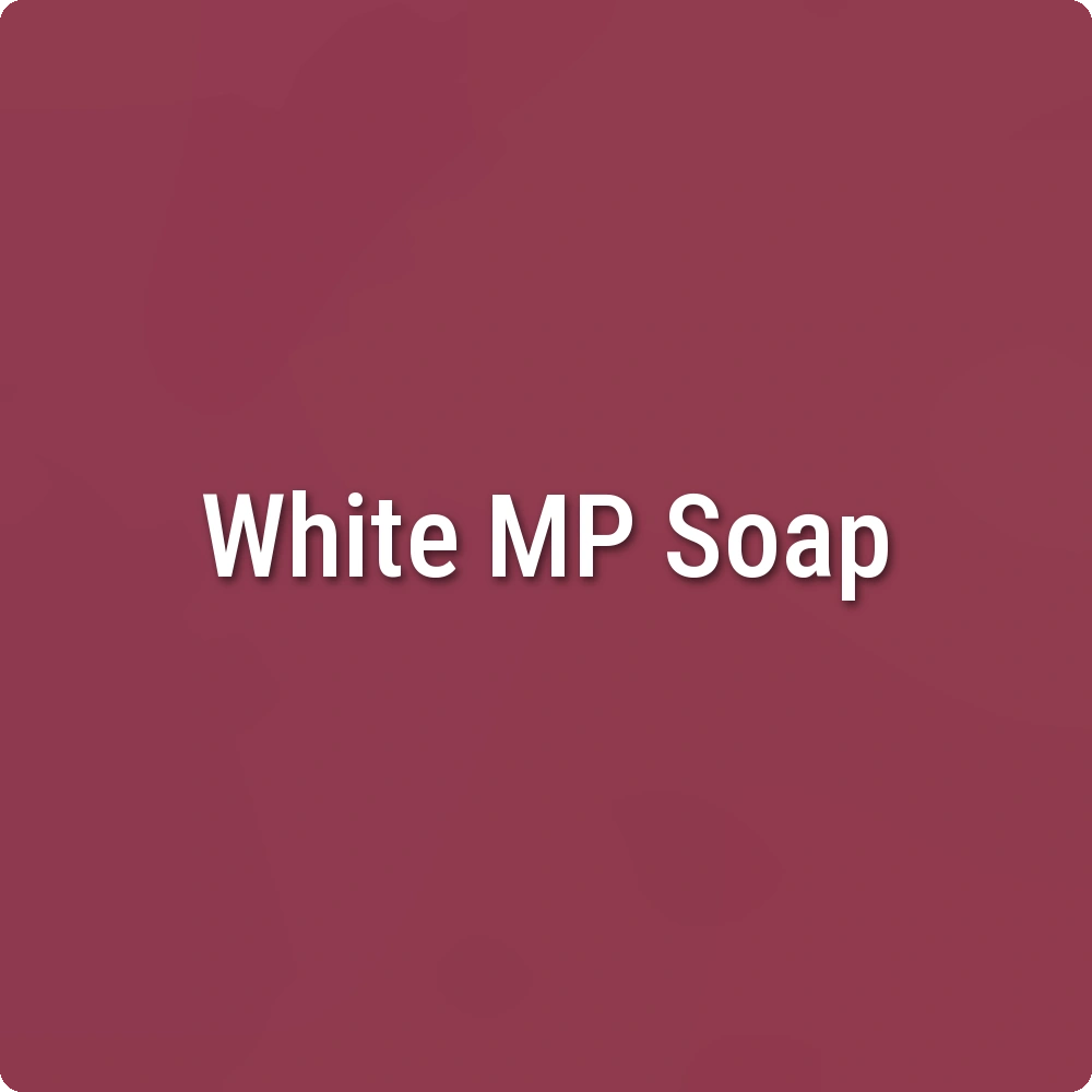 Heart Breaker Pink White Melt & Pour Soap sample