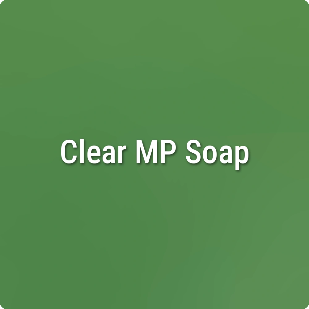Hello Spring! Green Clear Melt & Pour Soap sample