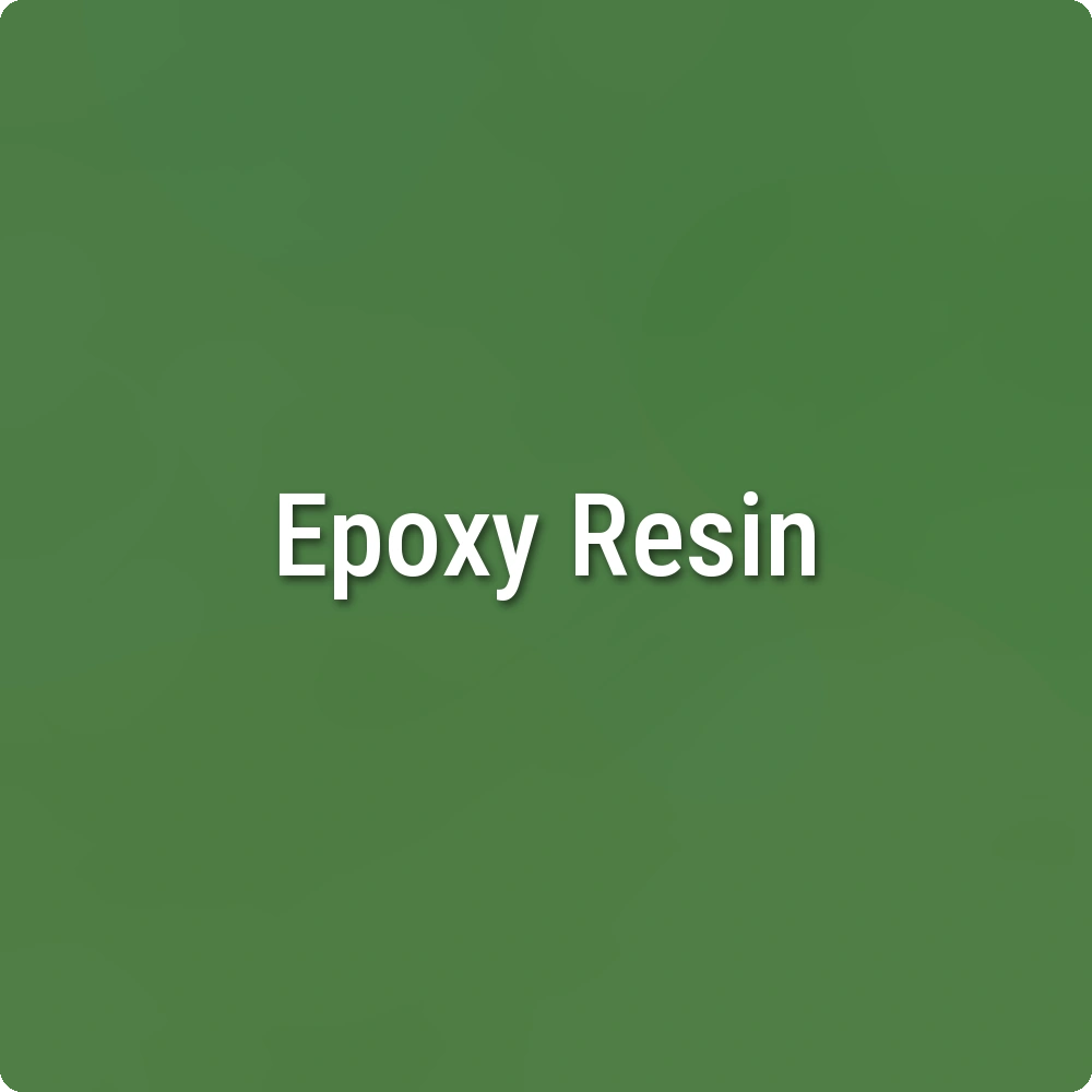 Hello Spring! Green epoxy resin sample