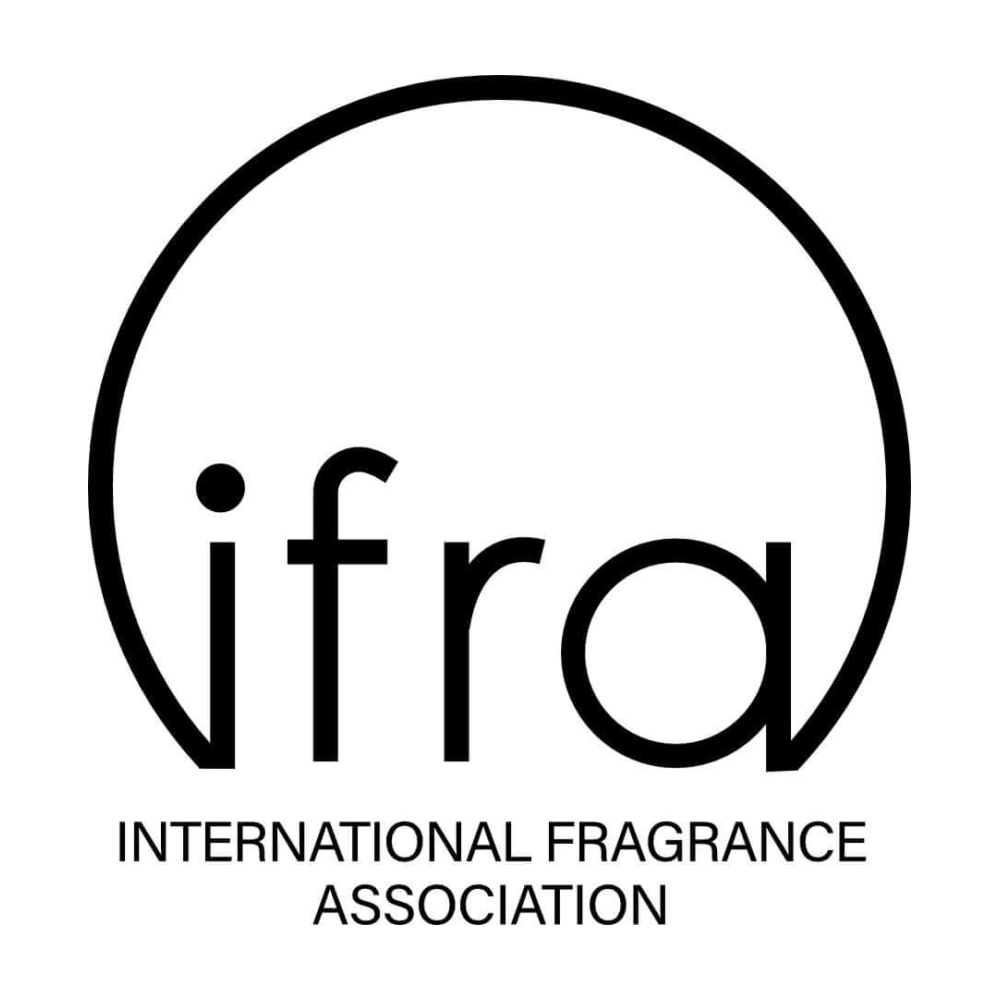 Logo of the International Fragrance Association (IFRA) promoting fragrance safety and standards.