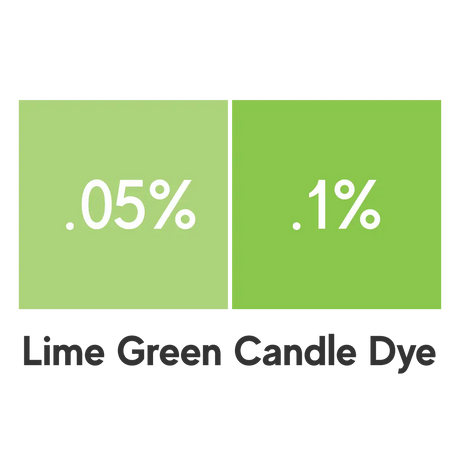 lime green eco candle dye