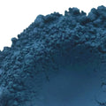 Indigo powder 6% natural dye mound of dark blue coarse charcoal-like material