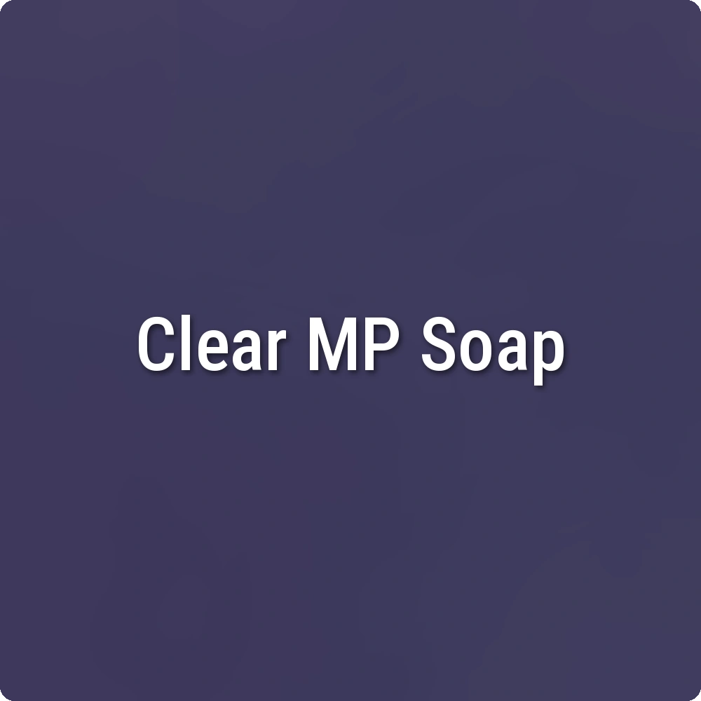 Mist Opportunity Lavender Clear Melt & Pour Soap sample