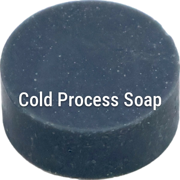 Navy Blue Cold Process Soap sample
