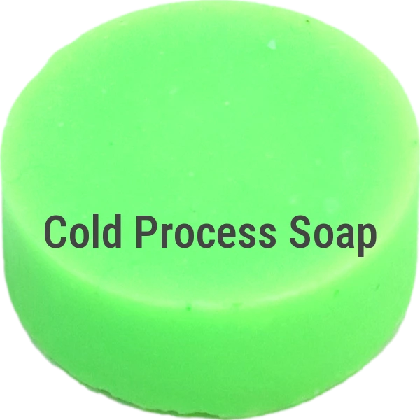 Fluorescent Neon Green Cold Process Soap sample