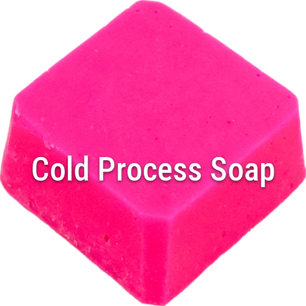 Fluorescent Neon Magenta Cold Process Soap sample