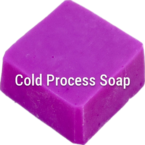 Fluorescent Neon Purple Cold Process Soap sample