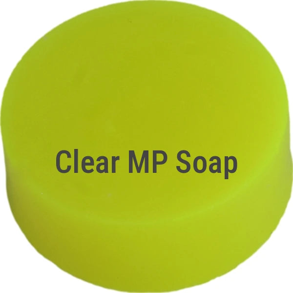 Fluorescent Neon Yellow Clear Melt & Pour Soap sample