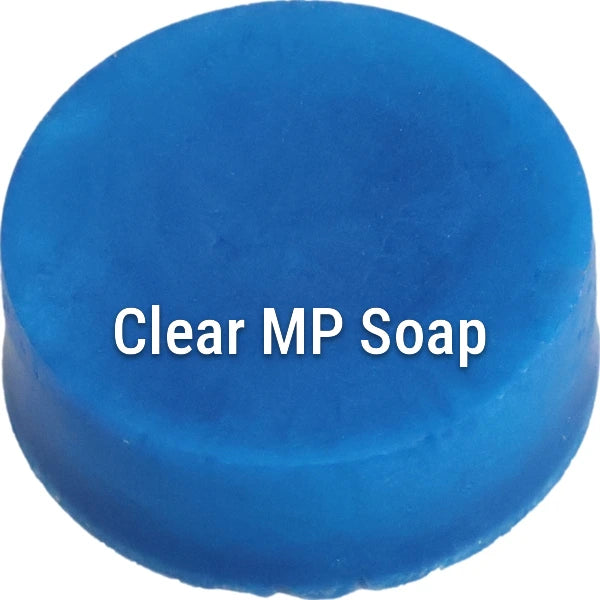 Blue Vibrance Clear Melt & Pour Soap sample