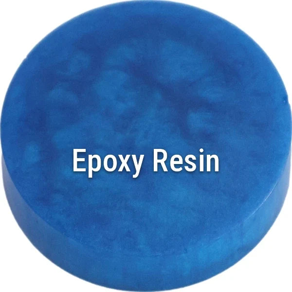 Blue Vibrance epoxy resin sample