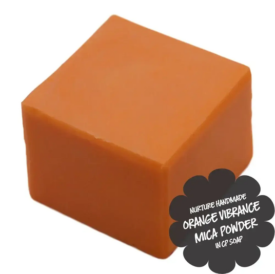 Orange Vibrance Mica - Nurture Handmade