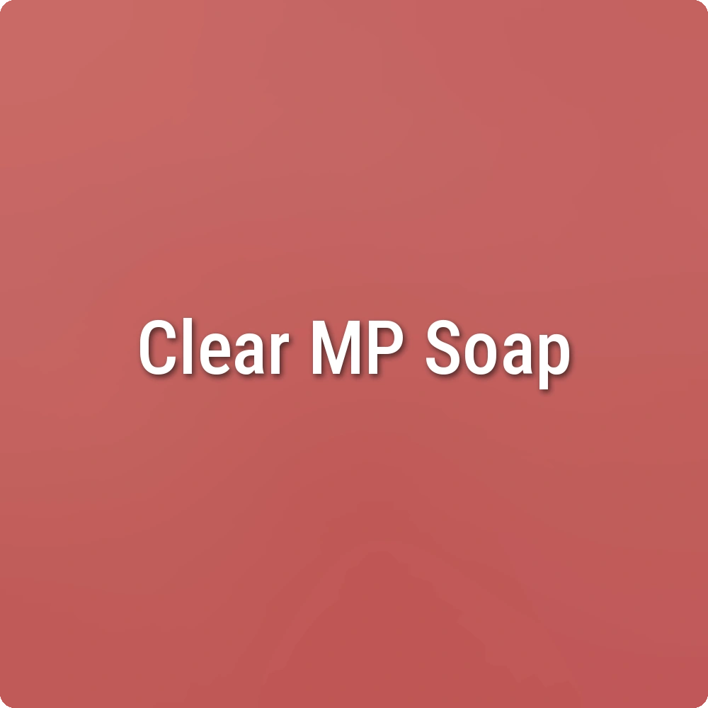 Peony For Your Thoughts Pink Clear Melt & Pour Soap sample