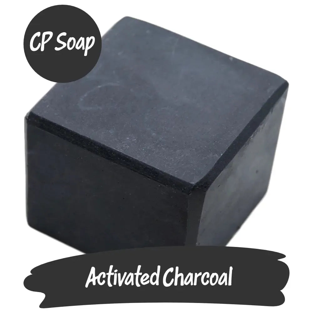 Activated Charcoal soap bar, eco-friendly and sustainably sourced for natural crafting projects.