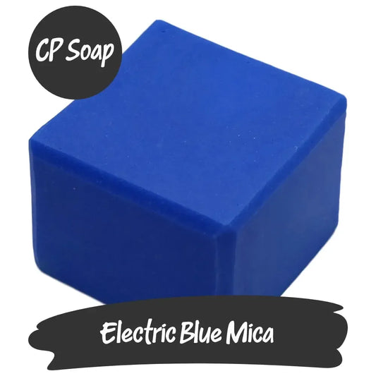 Vibrant Electric Blue Mica for crafting, perfect for making CP soap and adding bold color to your projects.