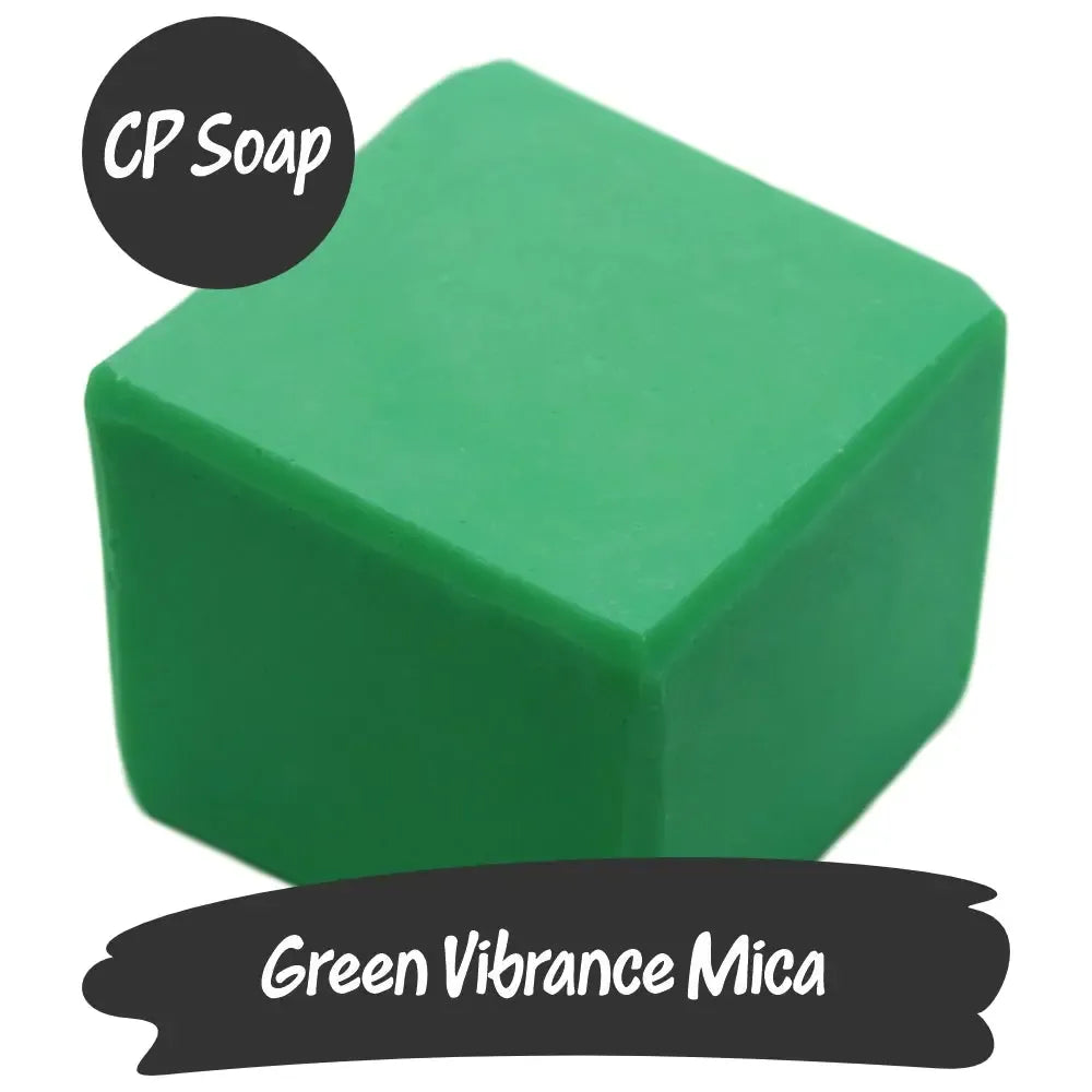 Green Vibrance Mica-Nurture Handmade
