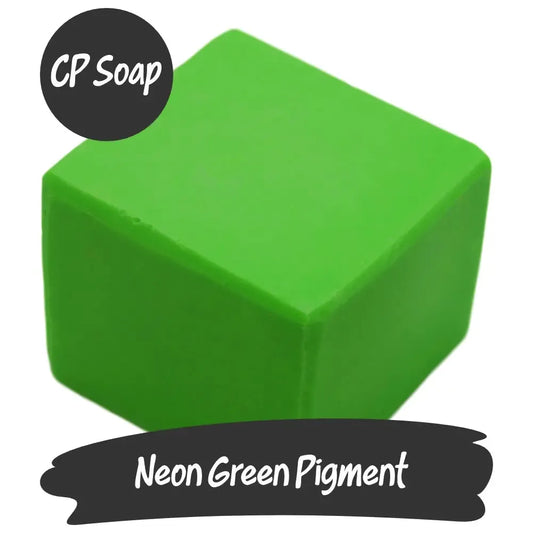 Fluorescent Neon Green in CP Soap