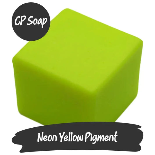 Fluorescent Neon Yellow in CP Soap