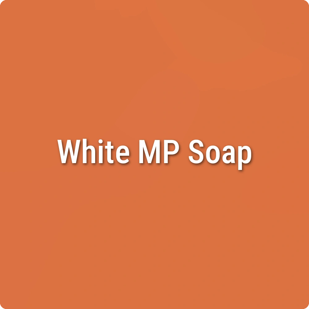 Pulp Fiction Orange White Melt & Pour Soap sample