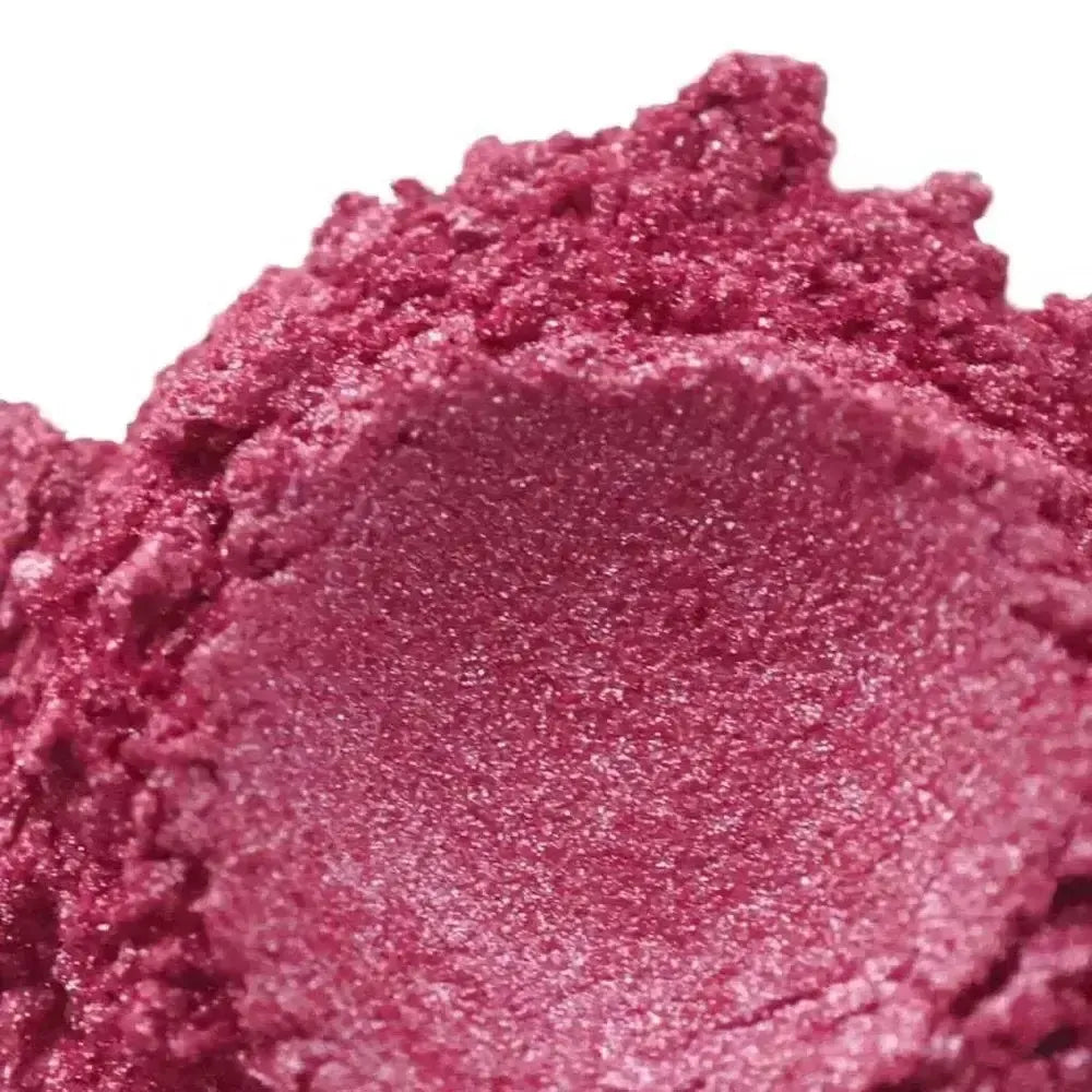 Rapture Pink Mica: vibrant magenta shimmer powder with glittery finish