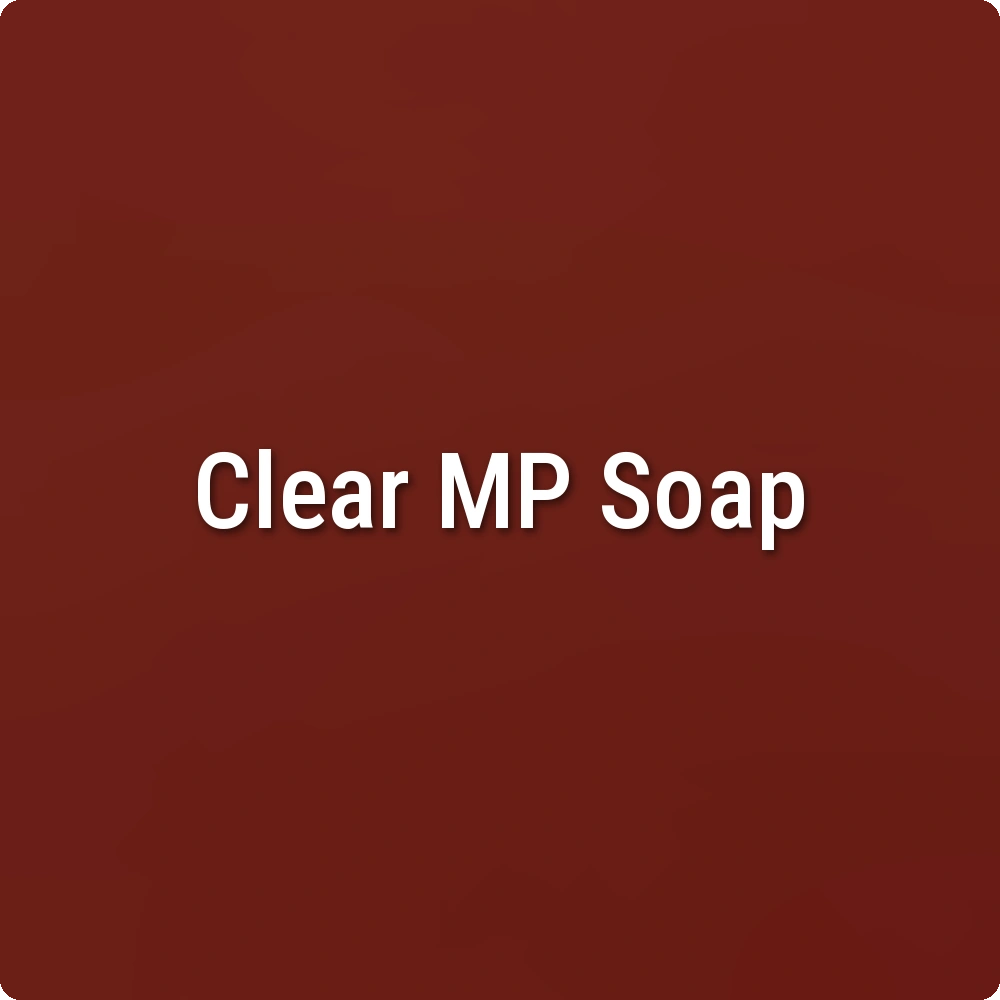 Really Red! Clear Melt & Pour Soap sample