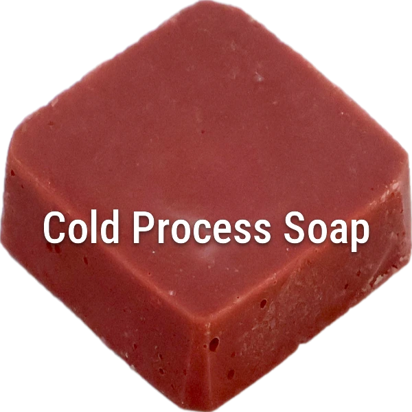 Ruby Red Cold Process Soap sample
