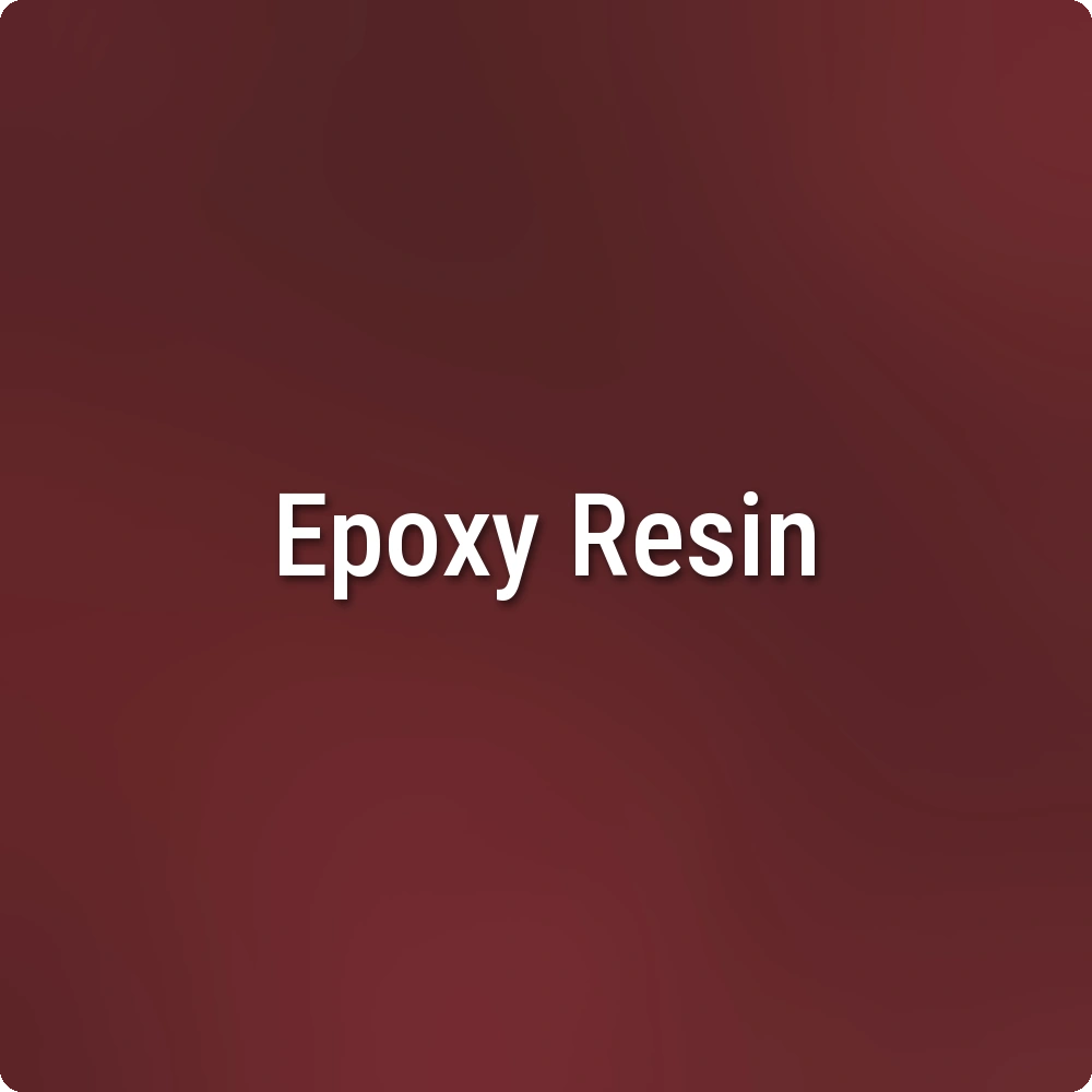 Rum Punch Red epoxy resin sample