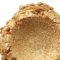 Shimmer Gold Mica: fine shimmering gold glittery powder texture