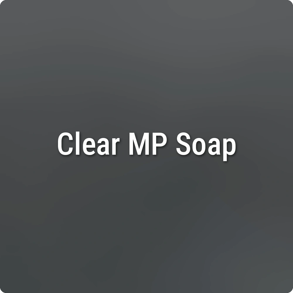 Slate Expectations Gray Clear Melt & Pour Soap sample