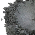 Slate Expectations Gray Mica: dark shimmering charcoal gray eyeshadow
