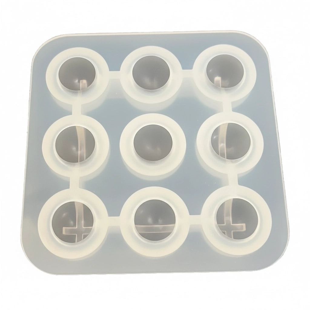 Small 9 Ball Silicone Soap Mold
