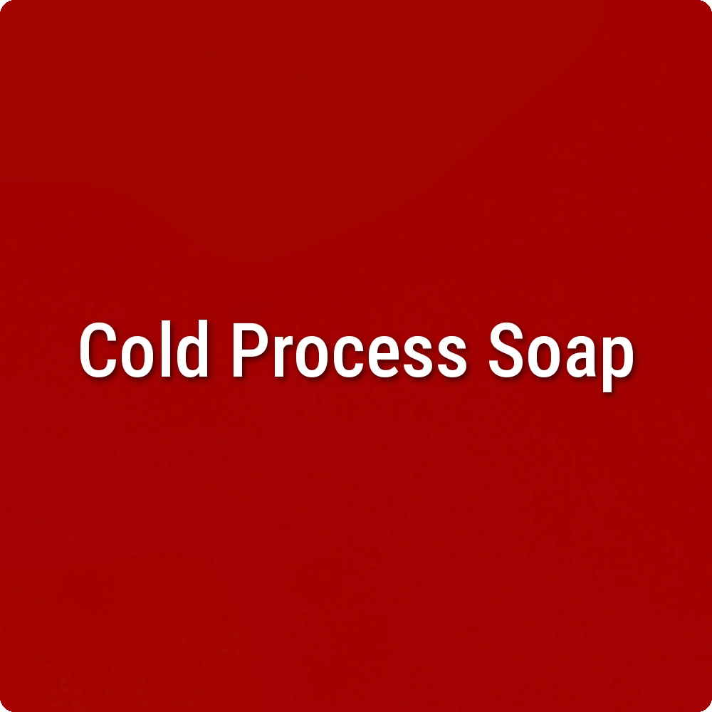 Trial by Fire Red Cold Process Soap sample