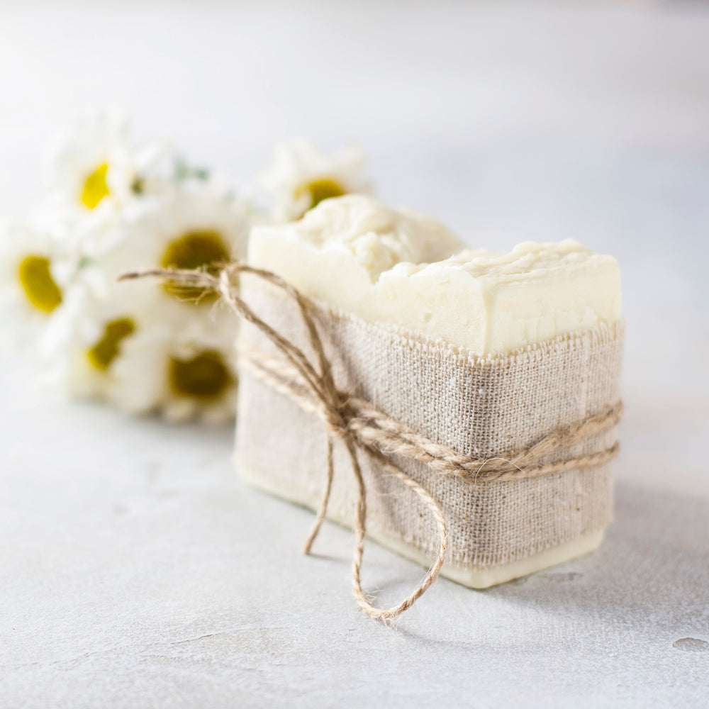 no discoloration in soap fragrance